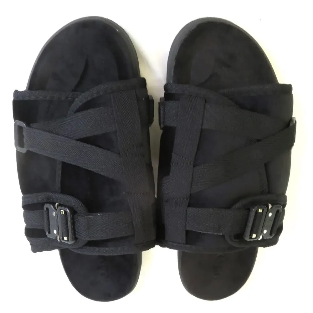 New DRACO Remastered Phantom Black Men Sz 13 13.5 14  Sandals Slides w/ Dust Bag